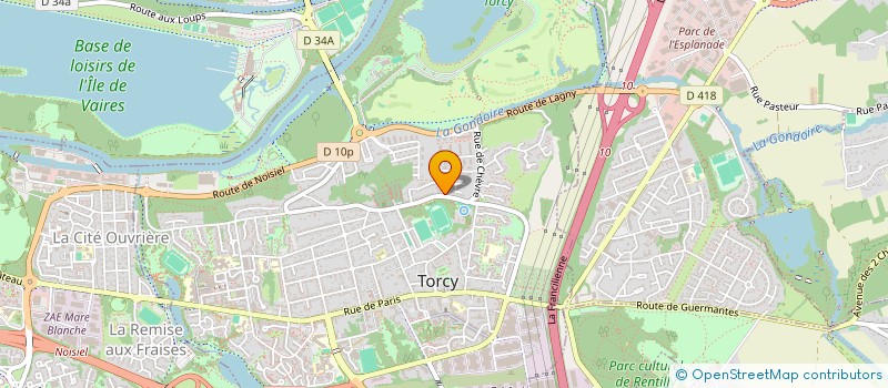 localisation de l'entreprise SCI HA HA  TORCY