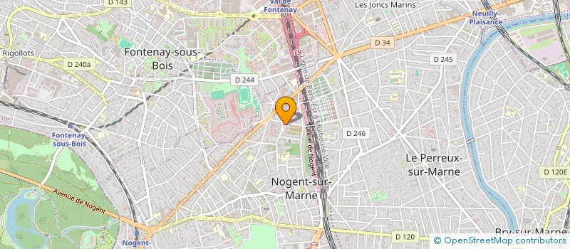 localisation de l'entreprise SCI HA IMMO à NOGENT-SUR-MARNE