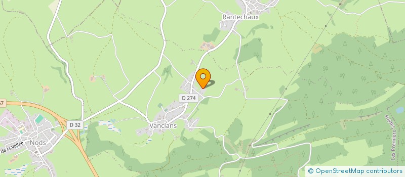 localisation de l'entreprise SCI HA2C BOUVIER  LES PREMIERS SAPINS