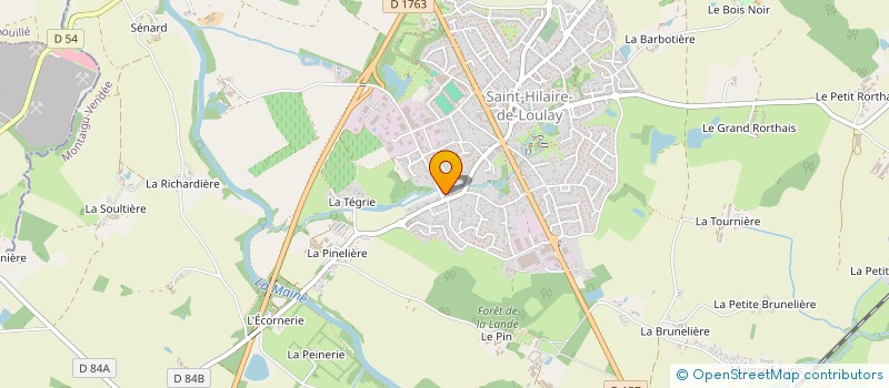 localisation de l'entreprise SCI HA2J à MONTAIGU-VENDEE