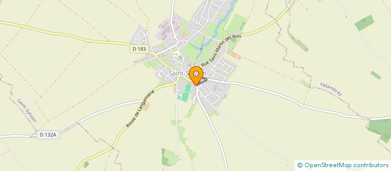 localisation de l'entreprise SCI HA2L  SAINT-SYLVAIN