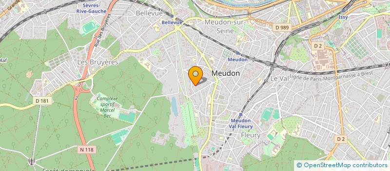 localisation de l'entreprise SCI HAAB BERTHELON à MEUDON