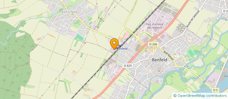 localisation de l'entreprise SCI HAAR  BENFELD