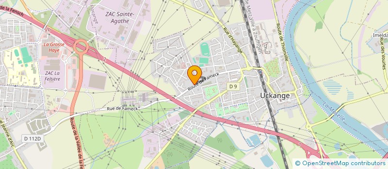 localisation de l'entreprise SCI HAB INVEST  UCKANGE