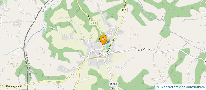 localisation de l'entreprise SCI HABAS MEDICAL  HABAS