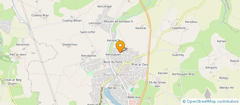 localisation de l'entreprise SCI HABASQUE  BOURG-BLANC