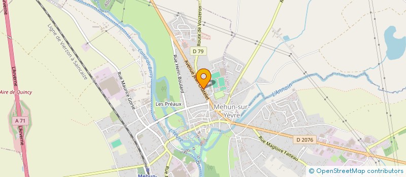 localisation de l'entreprise SCI HABAULT  MEHUN-SUR-YEVRE