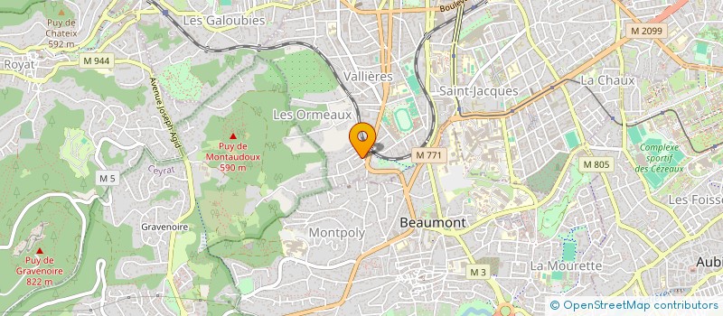 localisation de l'entreprise SCI HABAULT IMMOBILIER  CLERMONT-FERRAND