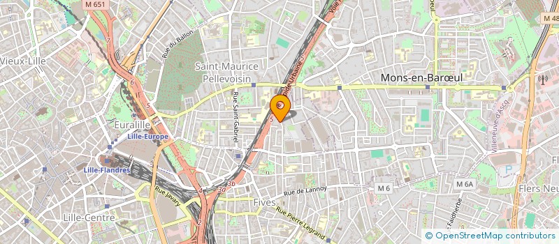 localisation de l'entreprise SCI HABAZ à LILLE