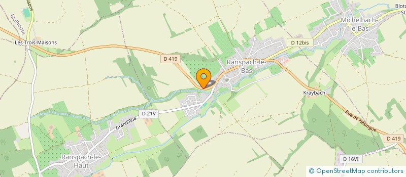 localisation de l'entreprise SCI HABE  RANSPACH-LE-BAS