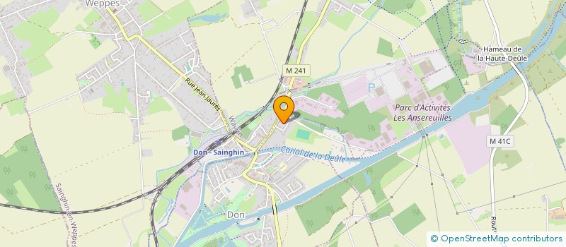 localisation de l'entreprise SCI HABECKER à DON