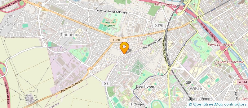 localisation de l'entreprise SCI HABEMUS  TINQUEUX