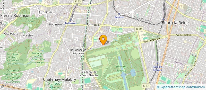 localisation de l'entreprise SCI HABIAMMI à SCEAUX