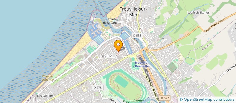 localisation de l'entreprise SCI HABIB à DEAUVILLE
