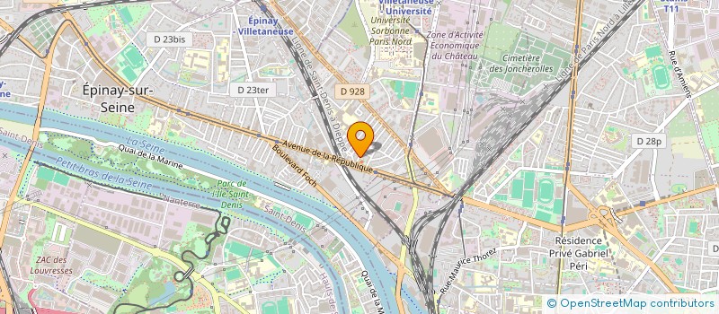 localisation de l'entreprise SCI HABILA à EPINAY-SUR-SEINE