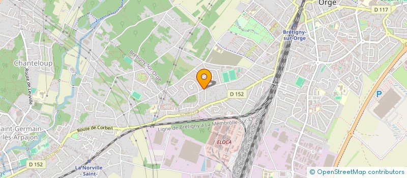 localisation de l'entreprise SCI HABILI INVEST à BRETIGNY-SUR-ORGE