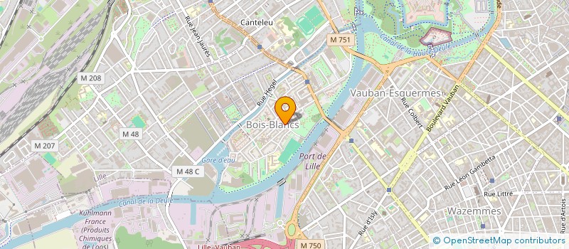 localisation de l'entreprise SCI HABINORD à LILLE
