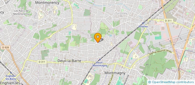 localisation de l'entreprise SCI HABITACORP  DEUIL-LA-BARRE