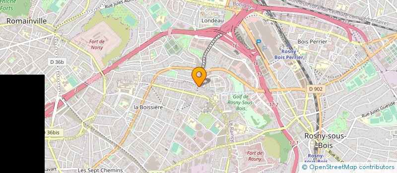localisation de l'entreprise SCI HABITAT 3 COMMUNES à MONTREUIL