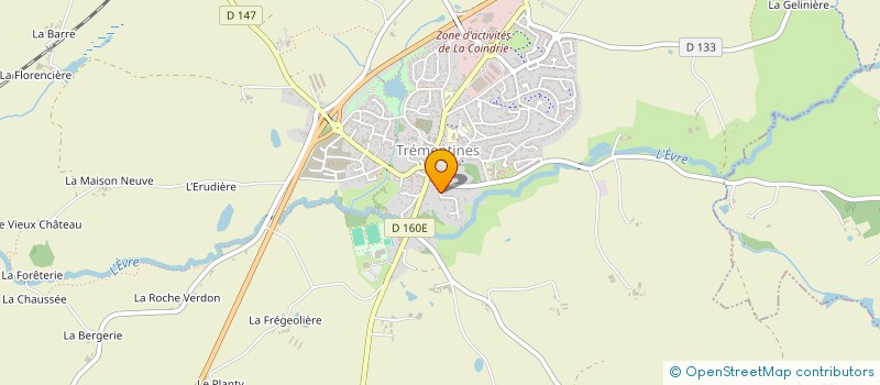 localisation de l'entreprise SCI HABITAT  TREMENTINES