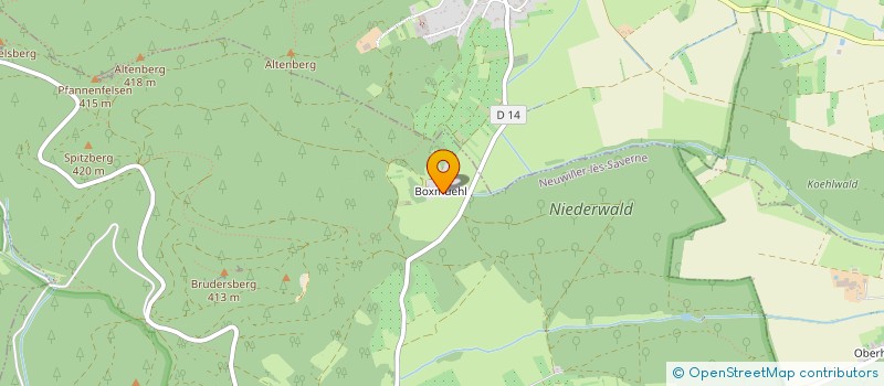 localisation de l'entreprise SCI HABITAT 4B  NEUWILLER-LES-SAVERNE