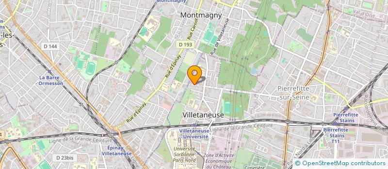 localisation de l'entreprise SCI HABITAT  VILLETANEUSE