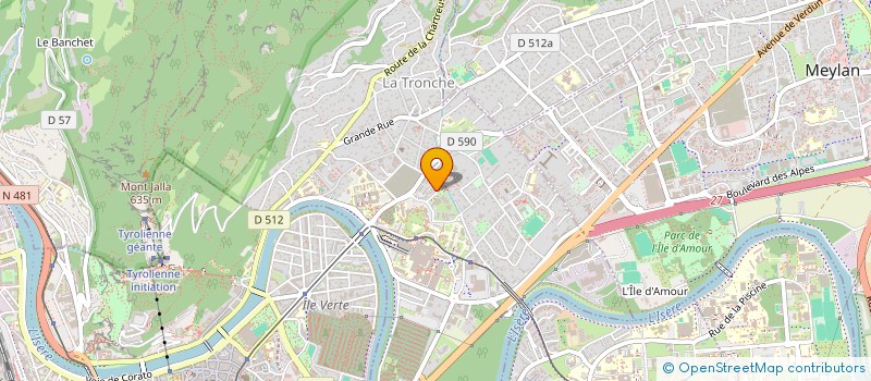 localisation de l'entreprise SCI HABITAT  CORENC