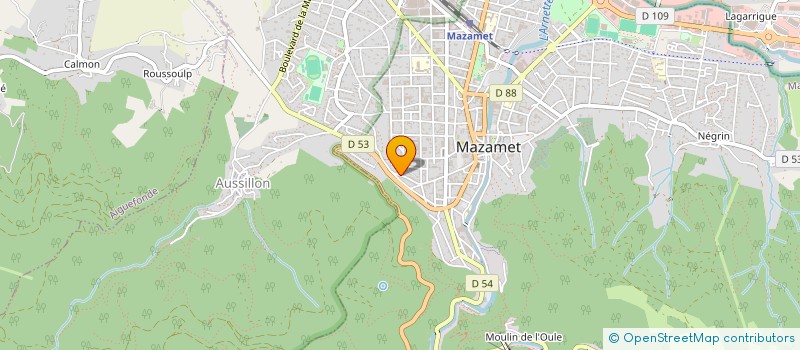 localisation de l'entreprise SCI HABITAT DU SUD  MAZAMET