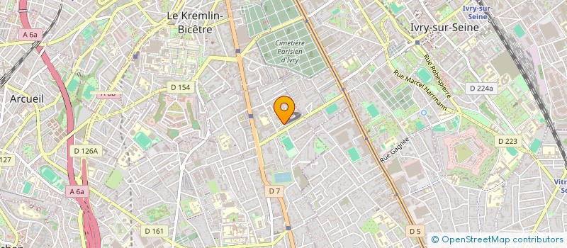 localisation de l'entreprise SCI HABITAT FLORENCE à VILLEJUIF