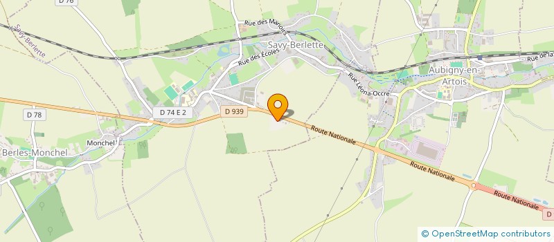 localisation de l'entreprise SCI HABITAT LOISIRS  SAVY-BERLETTE