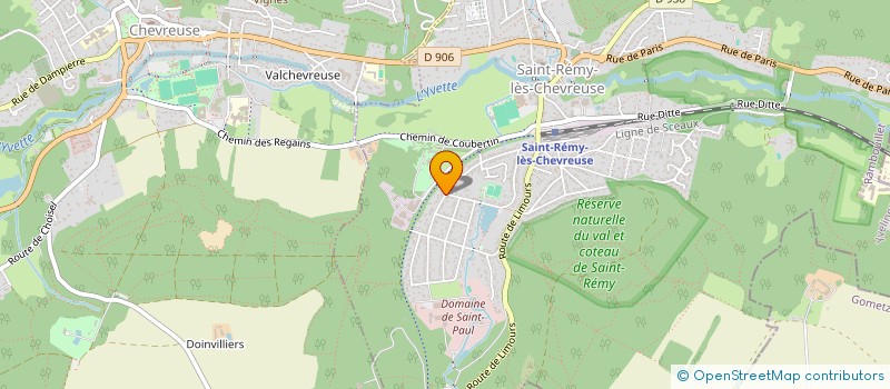 localisation de l'entreprise SCI HABITAT LP  SAINT-REMY-LES-CHEVREUSE