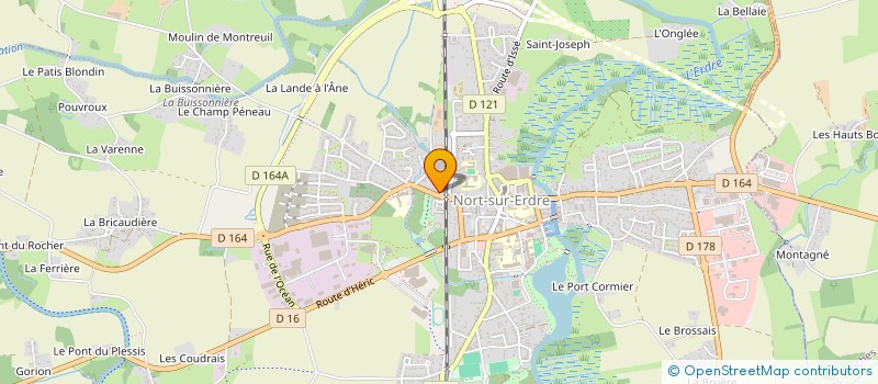 localisation de l'entreprise SCI HABITAT PARTICIPATIF DU MAQUIS  NORT-SUR-ERDRE