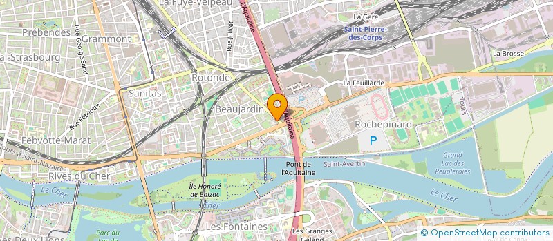 localisation de l'entreprise SCI HABITAT POUR TOUS  TOURS