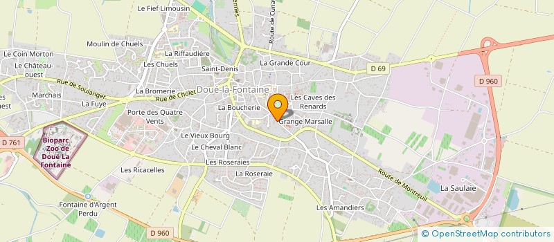 localisation de l'entreprise SCI HABITAT SOLIDAIRE DOUESSIN  DOUE-EN-ANJOU