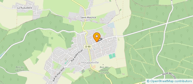 localisation de l'entreprise SCI HABITAT SY-J-DY  HOUPPEVILLE