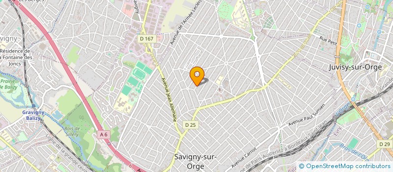 localisation de l'entreprise SCI HABITAT TD  VILLECRESNES