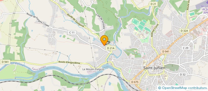 localisation de l'entreprise SCI HABITUD à SAINT-JUNIEN