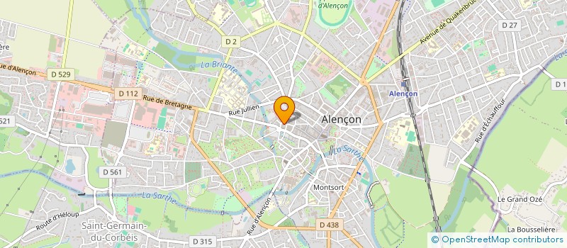 localisation de l'entreprise SCI HABLAL à ALENCON
