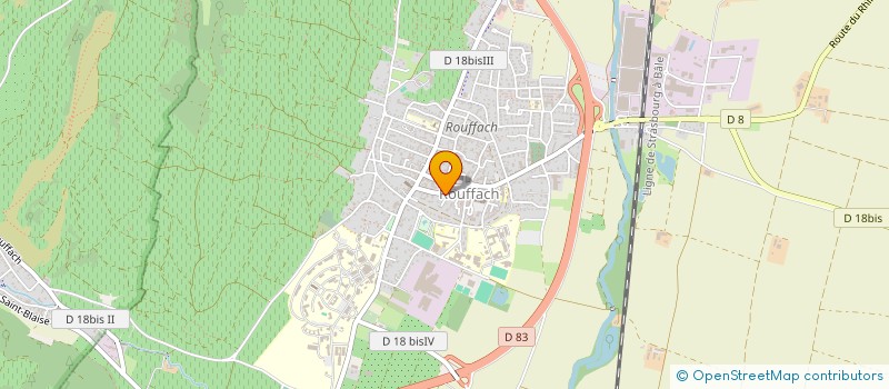 localisation de l'entreprise SCI HABRU  ROUFFACH