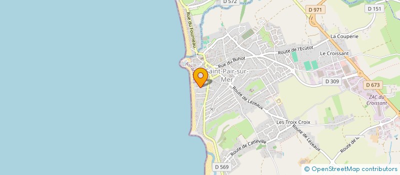 localisation de l'entreprise SCI HAC2L  SAINT-PAIR-SUR-MER