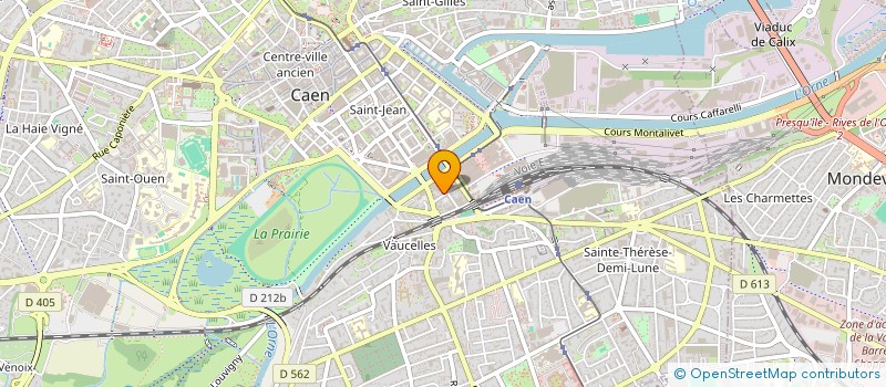 localisation de l'entreprise SCI HACA à CAEN
