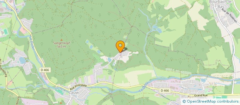 localisation de l'entreprise SCI HACA  LAUW