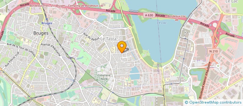 localisation de l'entreprise SCI HACALA  BRUGES