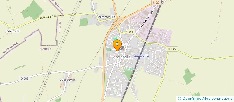 localisation de l'entreprise SCI HACARD  ANGERVILLE