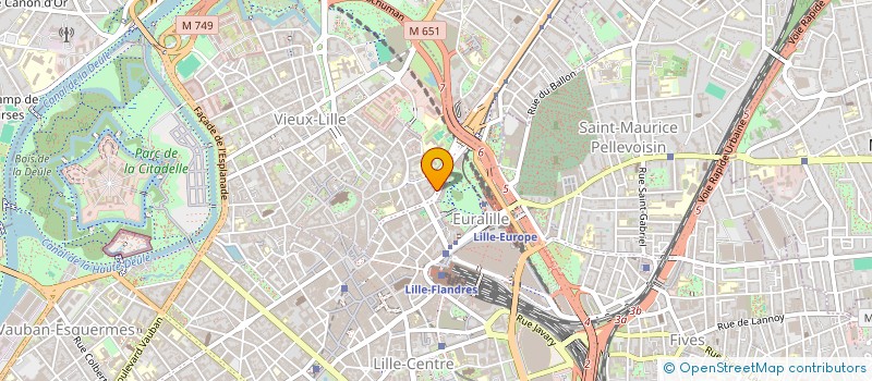 localisation de l'entreprise SCI HACEC à LILLE