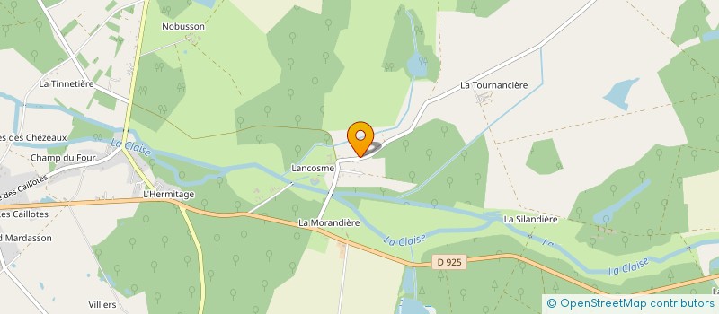 localisation de l'entreprise SCI HACENDOSA à SAINT-LACTENCIN