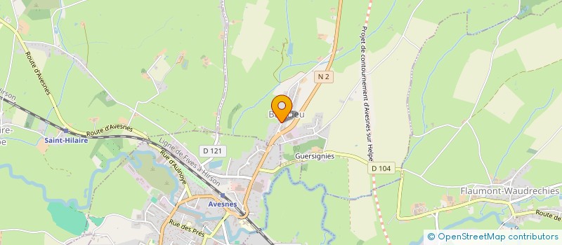 localisation de l'entreprise SCI HACER  BAS-LIEU