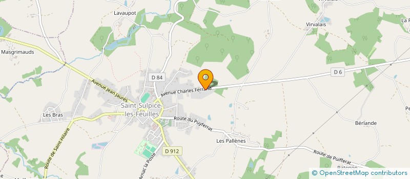 localisation de l'entreprise SCI HACHER  SAINT-SULPICE-LES-FEUILLES