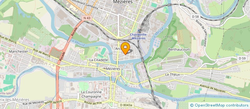 localisation de l'entreprise SCI HACHETTE ALSACE à CHARLEVILLE-MEZIERES