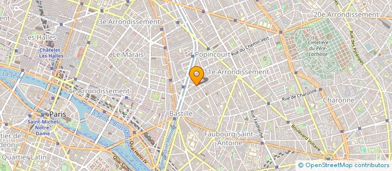 localisation de l'entreprise SCI HACHIKO  PARIS